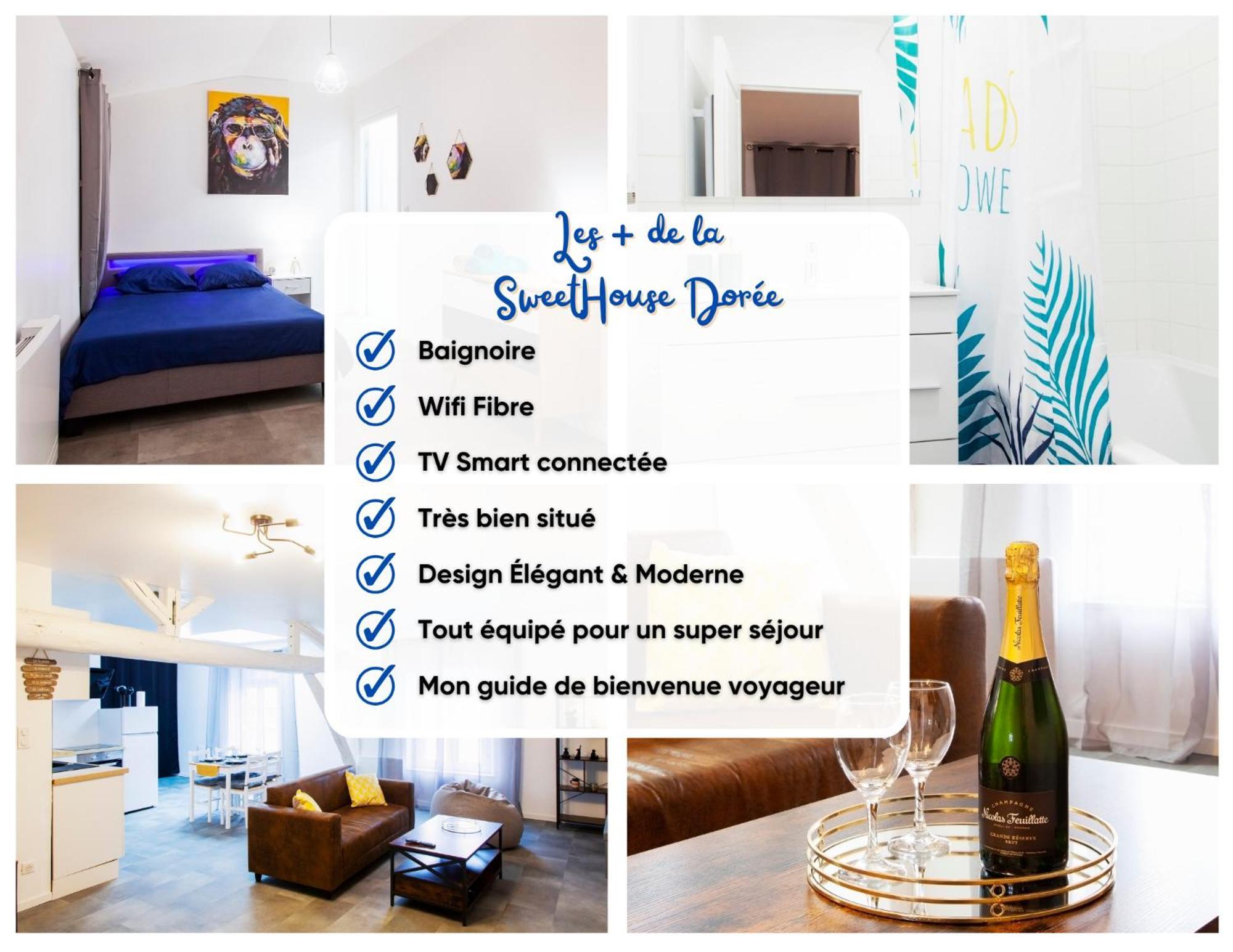 La Sweet House Doree Centre Ville Wifi Tout Confort Vitry-le-Francois Bagian luar foto